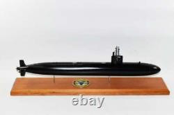 USS Louisville SSN-724 FLT II Submarine Model, Navy, Mahogany, 20 inch, LA Class