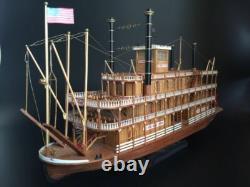 USS MISSISSIPPI 1870 1100 540mm 21 Steamboat Wood Model Kit