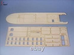 USS MISSISSIPPI 1870 1100 540mm 21 Steamboat Wood Model Kit