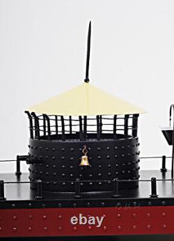 USS Monitor Civil War Ironclad Wooden Ship Scale Model 24 US Navy Warship Boat
