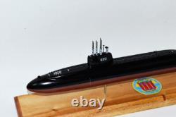 USS Nathan Hale SSBN-623 Submarine Model, Navy, Scale Model, Mahogany, 20