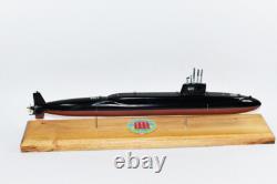 USS Nathan Hale SSBN-623 Submarine Model, Navy, Scale Model, Mahogany, 20