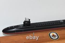 USS Nebraska Big Red SSBN-739 Submarine, Navy, Scale Model, Mahogany, 20 inch, Ohio