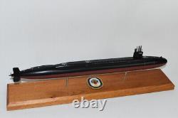 USS Nebraska Big Red SSBN-739 Submarine, Navy, Scale Model, Mahogany, 20 inch, Ohio