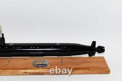 USS New Hampshire (SSN-778) Submarine Model, US Navy, 20 Scale Model, Mahogany