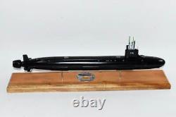 USS New Hampshire (SSN-778) Submarine Model, US Navy, 20 Scale Model, Mahogany