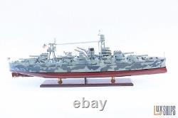 USS TEXAS BB-35 Model Ship Camouflage color, Wooden Ship Model is for Sale