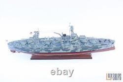 USS TEXAS BB-35 Model Ship Camouflage color, Wooden Ship Model is for Sale