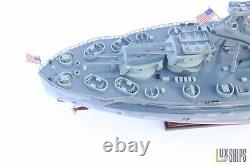USS TEXAS BB-35 Model Ship Camouflage color, Wooden Ship Model is for Sale