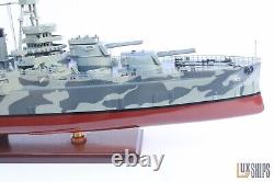 USS TEXAS BB-35 Model Ship Camouflage color, Wooden Ship Model is for Sale