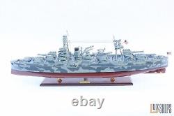 USS TEXAS BB-35 Model Ship Camouflage color, Wooden Ship Model is for Sale