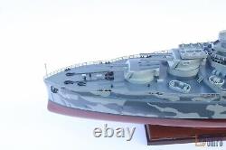 USS TEXAS BB-35 Model Ship Camouflage color, Wooden Ship Model is for Sale