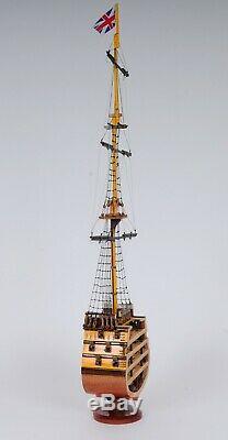 USS Victory Cross Section Tall Ship 35.25 Built Wood Model Boat Assembled