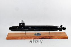 USS Virginia (SSN-774) Submarine Model, US Navy, 20 Scale Model, Mahogany