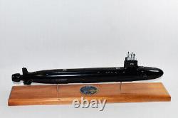 USS Virginia (SSN-774) Submarine Model, US Navy, 20 Scale Model, Mahogany