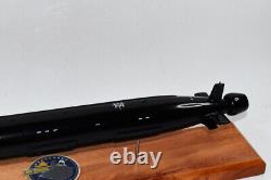 USS Virginia (SSN-774) Submarine Model, US Navy, 20 Scale Model, Mahogany