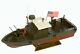 Us Navy Pbr Mk-ii Patrol River Boat Vietnam War Era Wood Model Ship Assembled