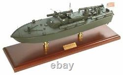 US Navy Torpedo Boat PT-109 John F Kennedy 24 Wood Model Ship Assembled