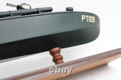 US Navy Torpedo Elco PT 109 Boat Model, Wood / Plastic Pre Built Handmade 24