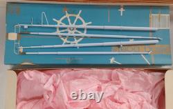 VINTAGE Billings Boats 1/50 Mercantic Wooden Ship Kit withfittings kit & masts
