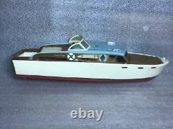 VINTAGE Sterling 47 Chris Craft Buccaneer Model Boat Kit 19 With Fitting Kit
