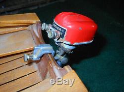VINTAGE TOY BOAT MODEL WOOD TOY ELECTRIC MOTOR Japan OLD EARLY