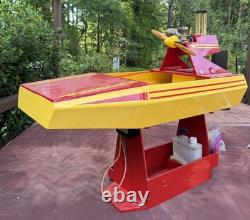 VTG 36 Custom Built Swamp Buggy Wooden R/C Airboat Model Boat O. S. Max FX Motor