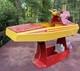 Vtg 36 Custom Built Swamp Buggy Wooden R/c Airboat Model Boat O. S. Max Fx Motor