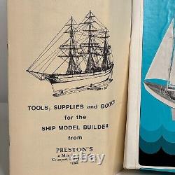 VTG Dumas Boat Lightning Sailboat Model Kit Number 1110 19 Tall New Sealed USA