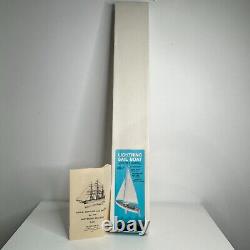 VTG Dumas Boat Lightning Sailboat Model Kit Number 1110 19 Tall New Sealed USA