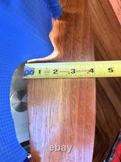 VTG LG Wooden Sailboat Model Pond Yacht Boat Nautical Decor 22 Tall Weighted