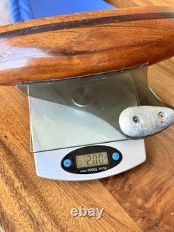 VTG LG Wooden Sailboat Model Pond Yacht Boat Nautical Decor 22 Tall Weighted