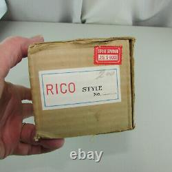 VTG Rico Battery Operated Wooden Model Boat in Original Box Japan #56001