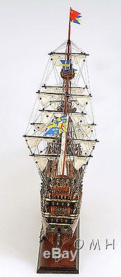 Vasa 1628 Wasa Swedish Tall Ship 38 Built Wooden Model Boat Assembled