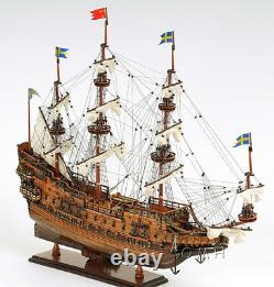 Vasa 1628 Wasa Swedish Wooden Tall Ship Model 38 Sailboat Built Boat New