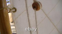 Very Fine Quality Planked Model Sailboat Sloop 28L 34T all Brass Fittings