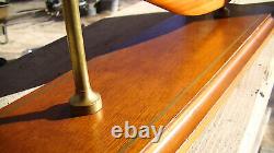 Very Fine Quality Planked Model Sailboat Sloop 28L 34T all Brass Fittings