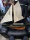 Very Fine Quality Wood Model Sailboat Sloop Yacht 37l 42t All Brass Fittings