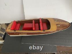 Very Large Criss Craft Model Boat 35 Inches Long