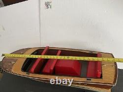 Very Large Criss Craft Model Boat 35 Inches Long