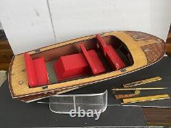 Very Large Criss Craft Model Boat 35 Inches Long