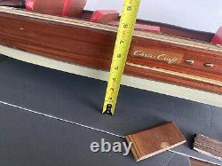 Very Large Criss Craft Model Boat 35 Inches Long