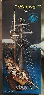 Very rare old Artesania Latina Harvey 1.847 ship boat model kit 1/50 Spain