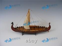 Viking Sailboat Drakkar Dragon Sailing Boat Unassembled Wooden Model Ship Kit