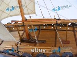 Viking Sailboat Drakkar Dragon Sailing Boat Unassembled Wooden Model Ship Kit