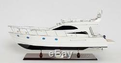 Viking Sport Cruiser Motor Yacht Wooden Model 36 Fully Assembled Power Boat New