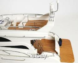 Viking Sport Cruiser Motor Yacht Wooden Model 36 Fully Assembled Power Boat New