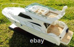 Viking Sport Cruiser Motor Yacht Wooden Model 36 Fully Assembled Power Boat New