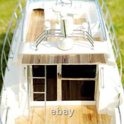 Viking Sport Cruiser Motor Yacht Wooden Model 36 Fully Assembled Power Boat New