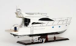 Viking Sport Cruiser Motor Yacht Wooden Model 36 Fully Assembled Power Boat New